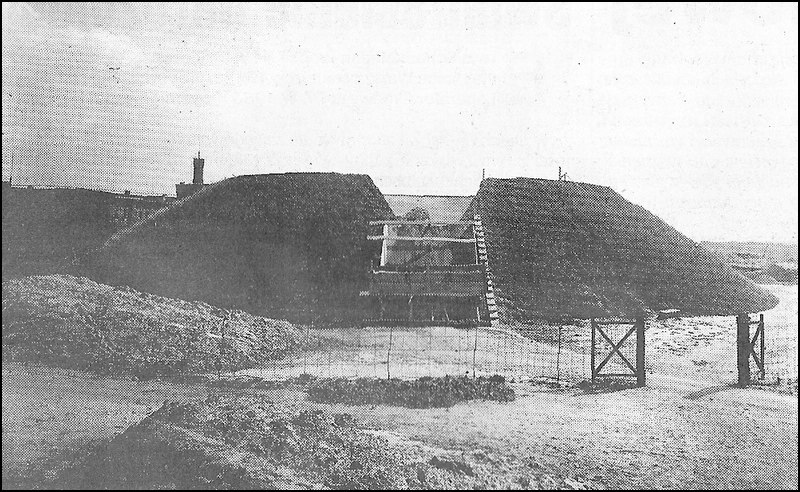 Widok na częściowo rozebrany kopiec Krakusa, 1936 r.