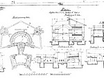 Bastion V Lubicz - plan ewidencyjny ze zbiorów CAW Rembertów (fragment)